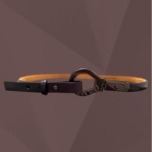 The Worth Collection Genuine Leather Loop Hip
Belt